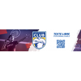 Bâche - Texte libre - Tennis