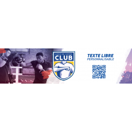 Bâche - Texte libre - Boxe