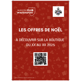 Affiche A4 Noël (avec traits de coupe)