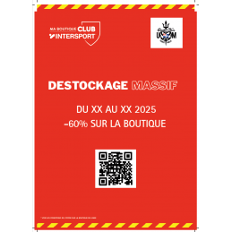 Affiche A4 Destockage (avec...